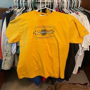Vintage Yellow Classic Starter T-shirt 3M Starter Logo On Sleeve
